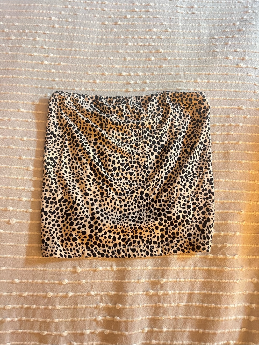American Eagle Outfitters Leopard-Print Mini Skirt - Beige & Black